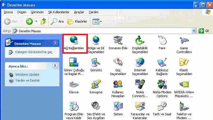 Windows XP DNS sıfırlama işlemleri nasıl yapılır
