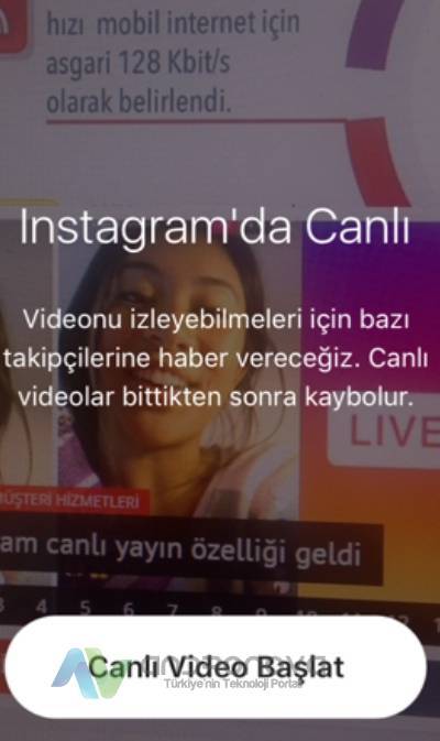 Instagram canlı yayın bağlantı kontrol ediliyor sorunu