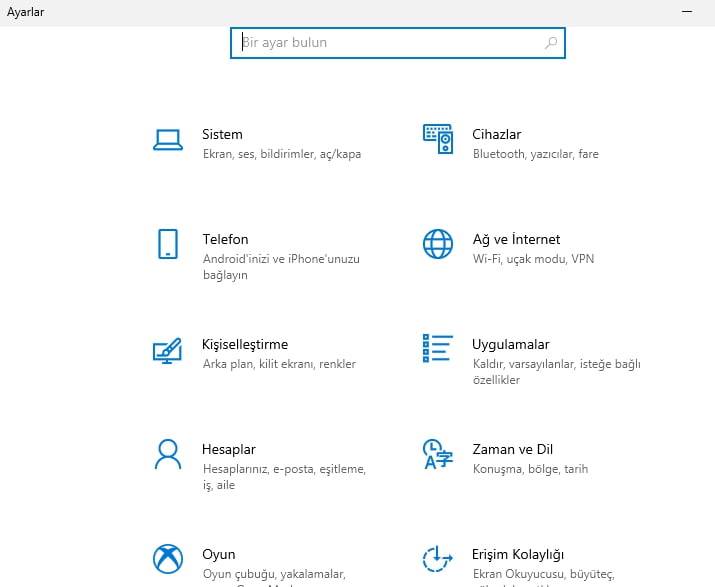 İngilizce Windows 10 Türkçe dil paketi yükleme
