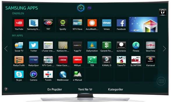 Samsung TV ağ bağlantı sorunu görüntüleme