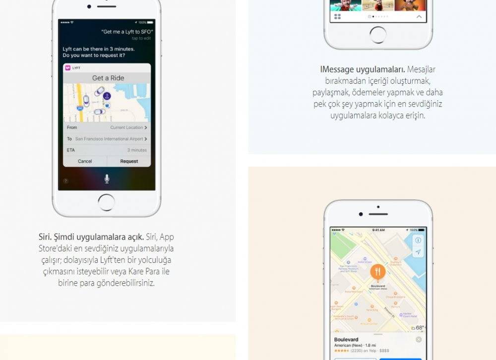 iOS 10 ekran görüntüleri yenilikleri
