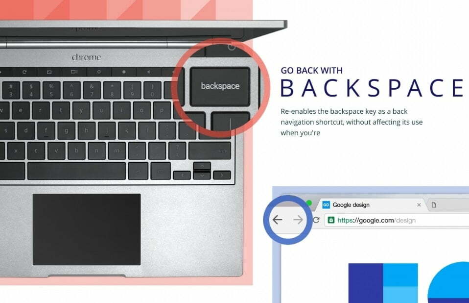 Google Chrome Backspace tuşu nasıl çalışır ?
