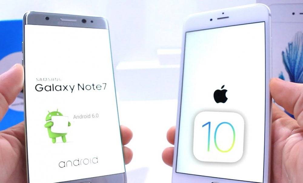 Galaxy Note 7 ve iPhone 6S Plus karşılaştırma