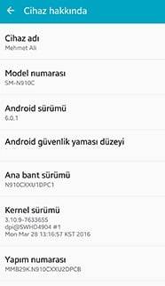 Note 4 Android 6.0.1 ROM indir yükle