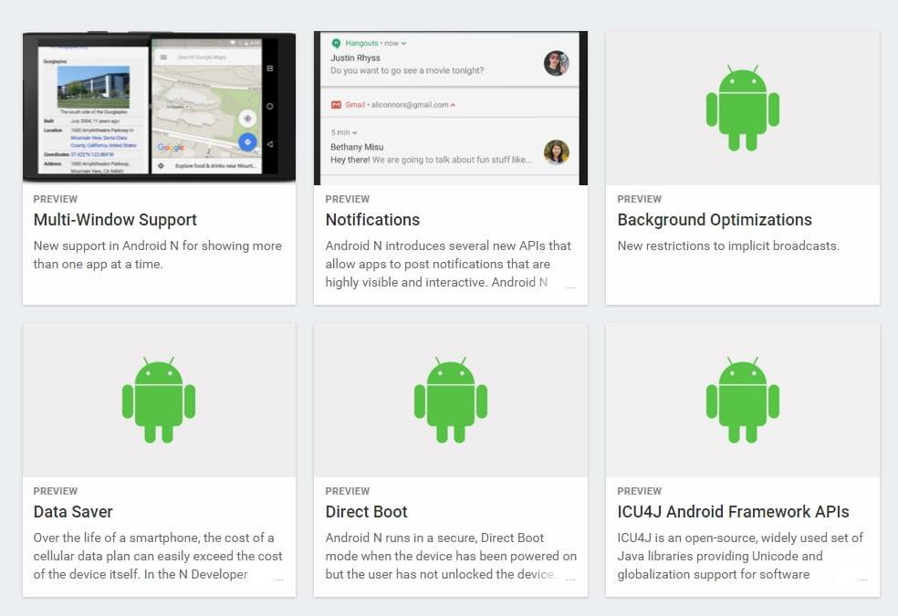 Android 7.0 N Sürümü Geliştiriciler indirmeye Başladı