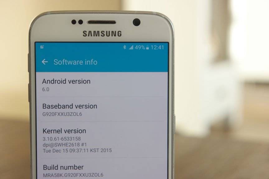 samsung galaxy s6 android 6.1 marshmallow