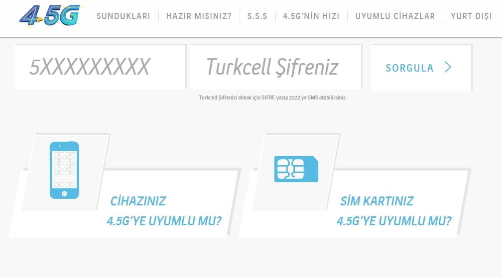 4.5G uyumlu sim kartlar,Avea 4.5G sim kart,4.5G sim kart Turkcell,4.5G Vodafone sim kart,4.5G sim kart uyumluluk sorgulaması,sim kartım uyumlu mu