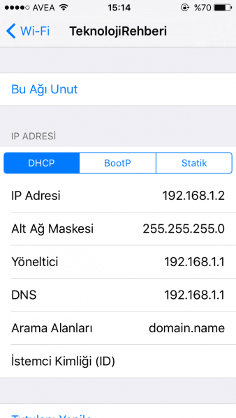 iPhone 4S 5S 6S Cep Telefonda DNS Değiştirme Nasıl Yapılır 2016