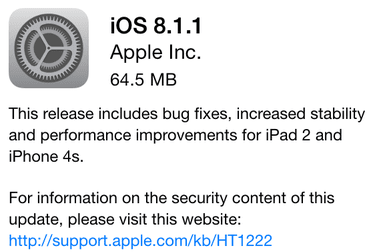 iOS-8.1.1-guncellemesi
