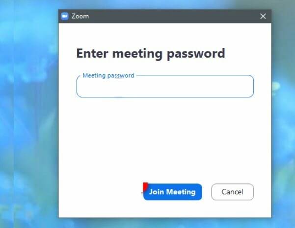 Zoom ve EBA enter meeting password hatası