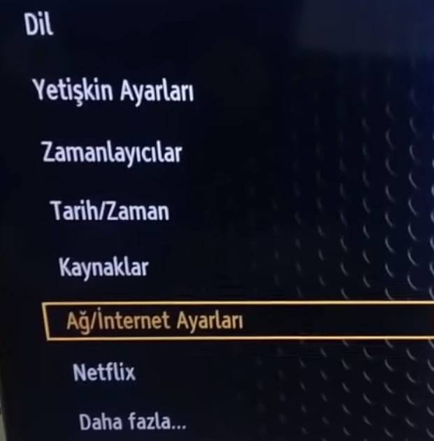 Vestel TV internete bağlanma