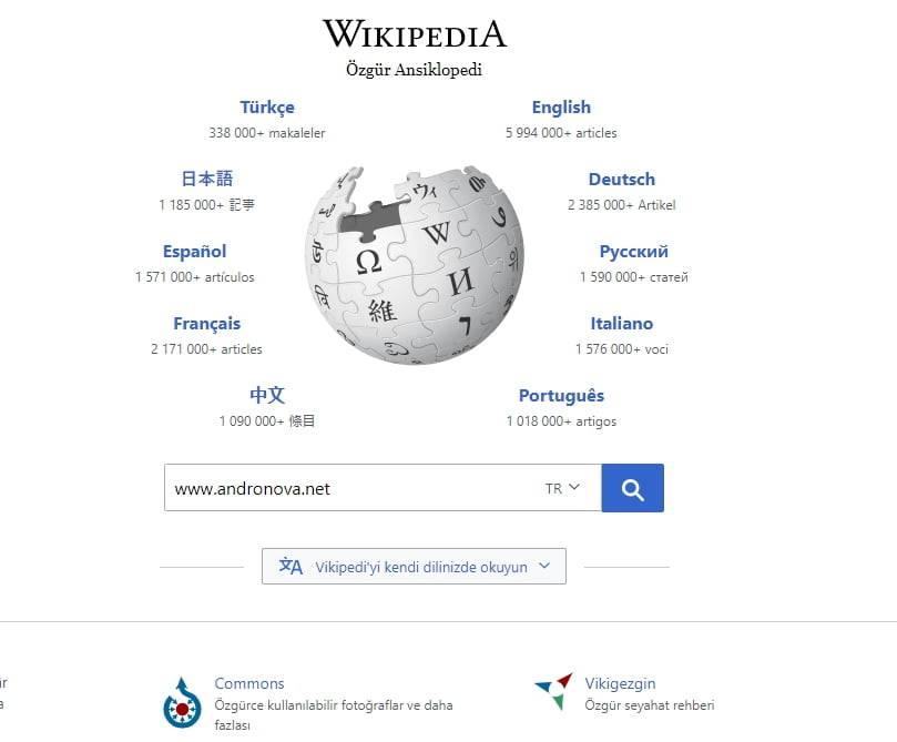 Wikipedia Türkiye erişimine açıldı