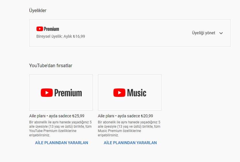 YouTube Premium film indirme