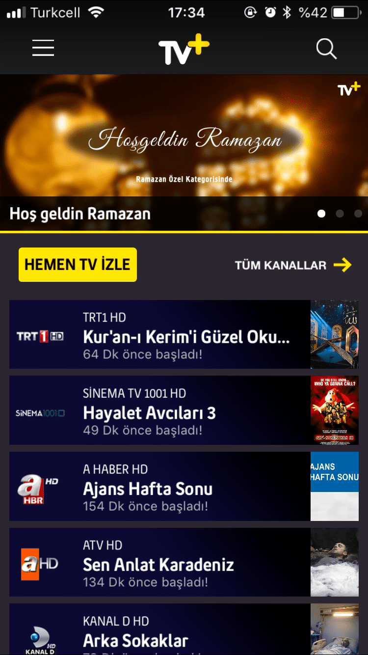 Turkcell TV+ şifre sıfırlama