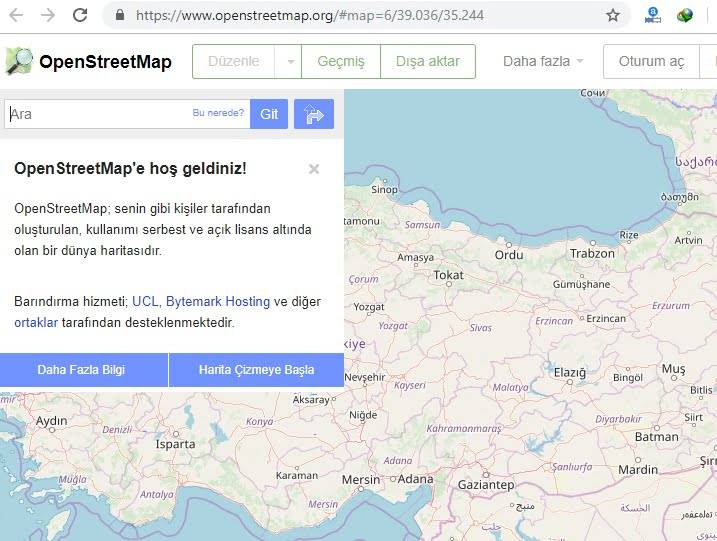 OpenStreetMap nedir nasıl kullanılır