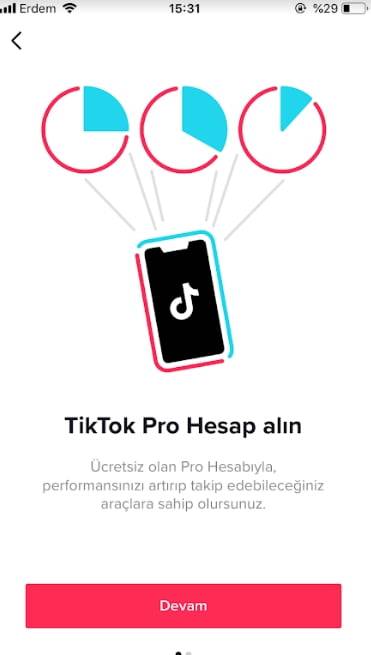 TikTok Pro nasıl kullanılır