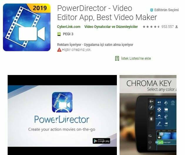 PEGI 3 PowerDirector video editor maker
