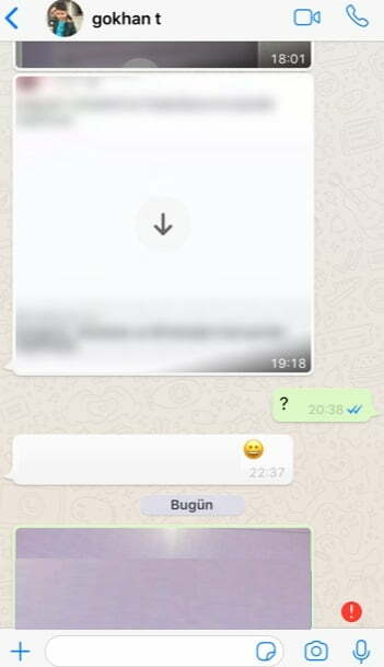 WhatsApp mesaj gönderilemedi iphone