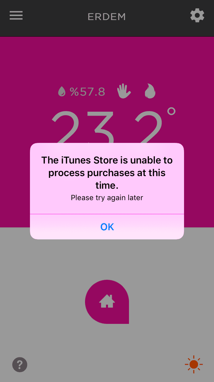 The itunes store is unable to process purchases at this time