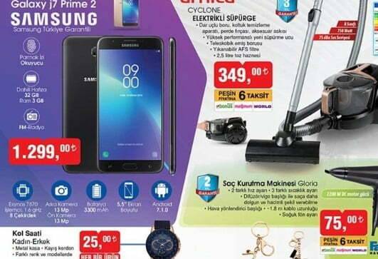 BiM Galaxy J7 Prime 2 fiyatı