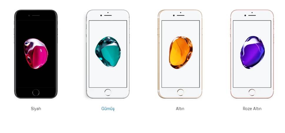iPhone 7 renk seçimi önerileri