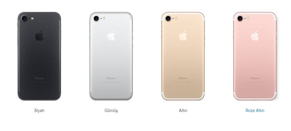 iPhone 7 hangi renk daha iyi