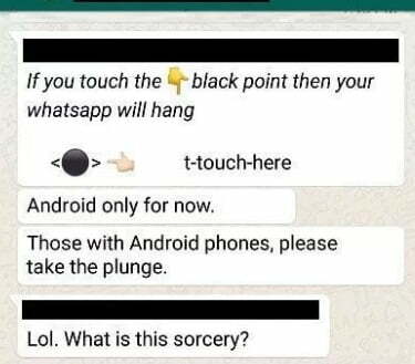 WhatsApp' ta Android telefonu kilitleyen mesaj