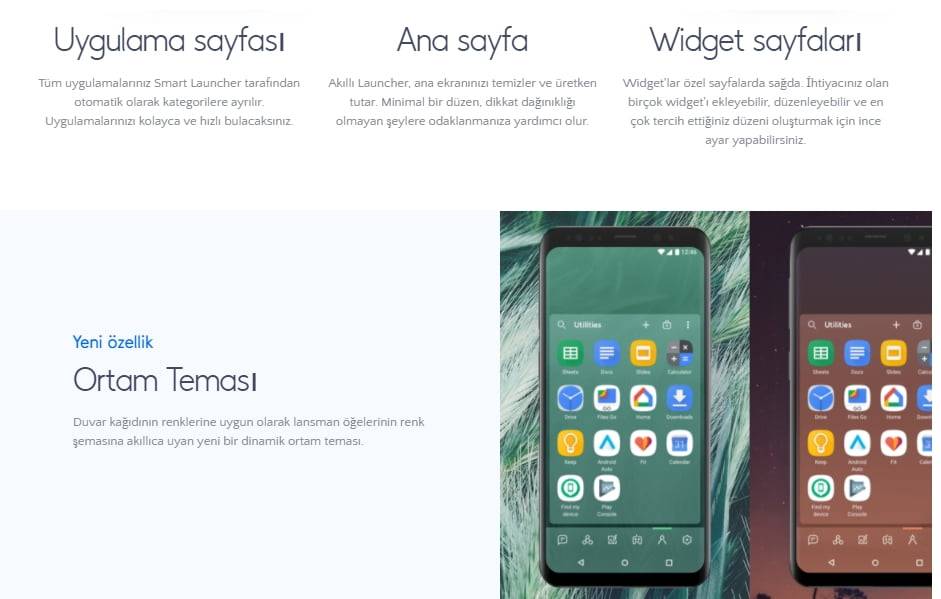 Android Smart Launcher 5 özellikleri