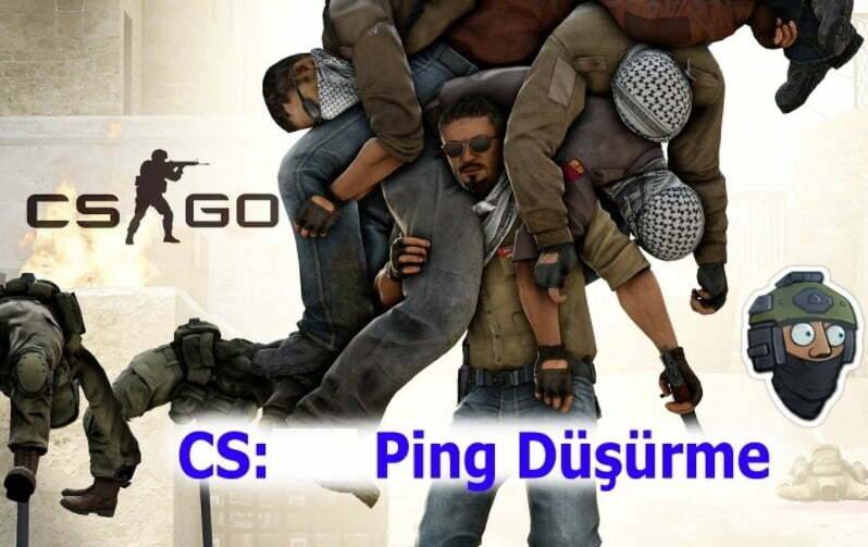Counter Strike ping sorunu için ping düşürme