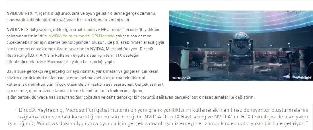 Nvidia RTX nedir?
