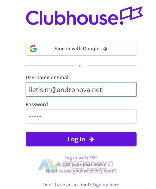 Clubhouse şifremi unuttum mail adresini değiştirme