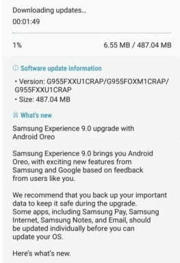 Galaxy S8 Android 8.0 indirmeye açıldı
