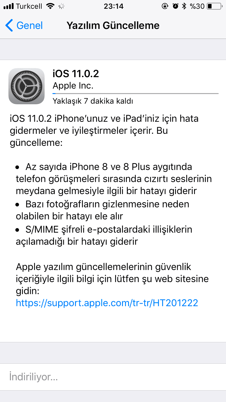 iOS 11. 0. 2 güncellemesi başladı. İndir test et!