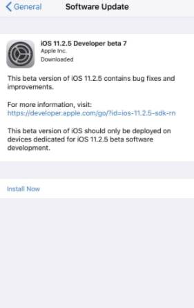Yakında iOS 11.2.5 güncellemesi geliyor!