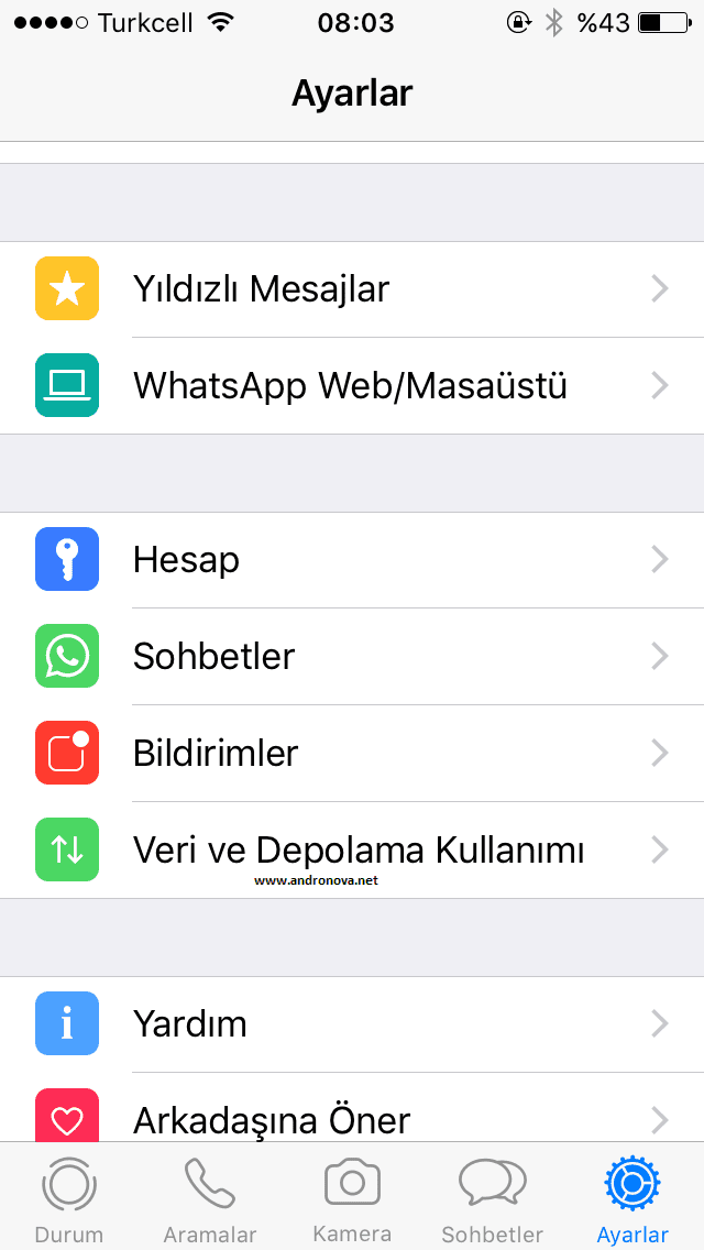 Whatsapp düşük veri kullanımı nasıl açılır