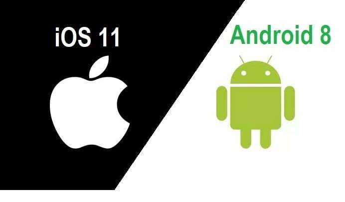 iOS 11 ve Android Oreo karşılaştırması