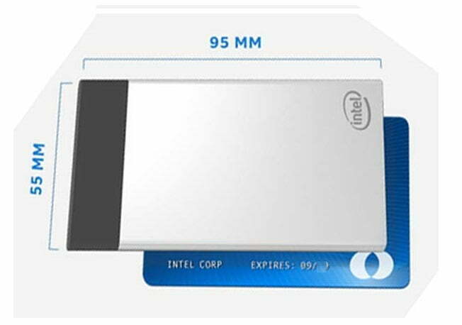 İntel Compute Card mini bilgisayar