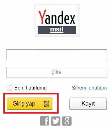 Yandex şifre değiştirme resimli anlatım