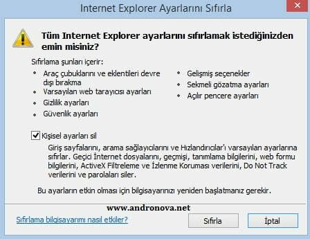 Internet Explorer neden açılmıyor