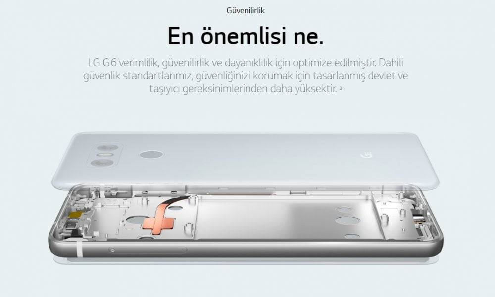 LG G6 darbeye karşı dayanıklı mı