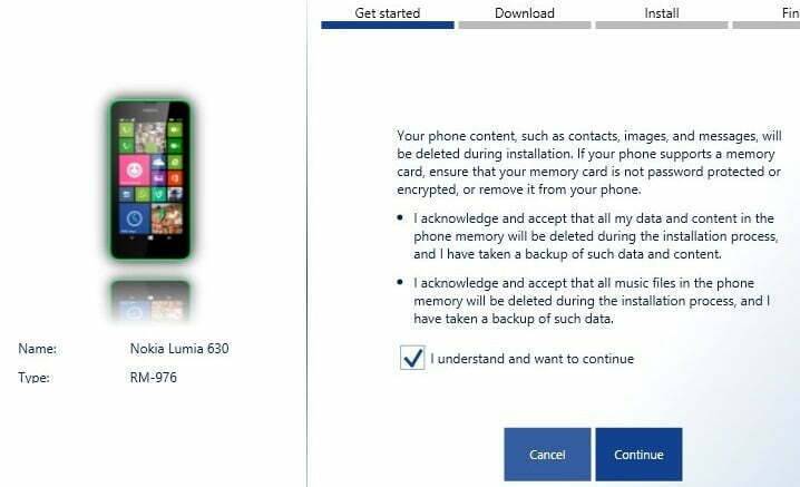 Nokia Lumia yazılım güncelleme yapma