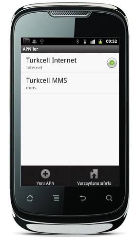 Turkcell t40 Türk Telekom internet ayarları