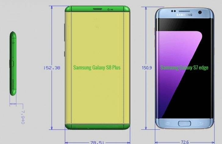 Samsung, Galaxy S8 Plus telefonda 3500 mAh batarya kullanacak