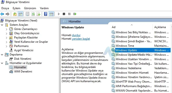 Windows 11 otomatik guncelleme 3