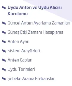 Turksat uydu alici kurulum ayarlari 2