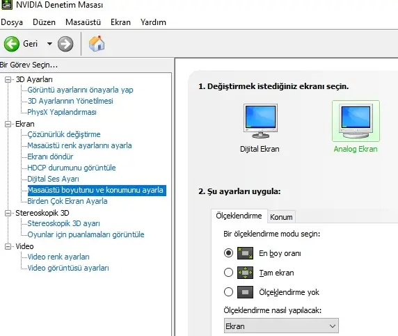 Windows 11 ikinci monitoru gormuyor 2