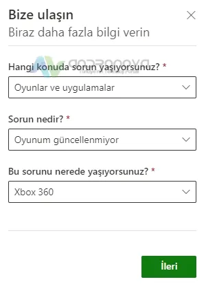 Xbox Turkiye musteri hizmetleri 1