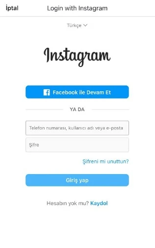 instagram hesabini TikTok a baglama 3